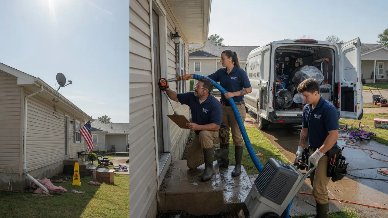 Ceiling Water Damage Restoration in Victoria, IL near me